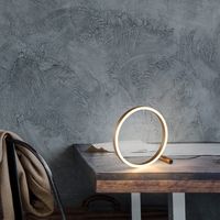 LeuchtenDirekt LED Tischleuchte RITUS, 3000 Kelvin, dimmbar über Touchdimmer, Innenleuchte, IP20