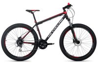 Mountainbike Hardtail 27,5'' Plus Xceed Schwarz-Rot RH 46 cm