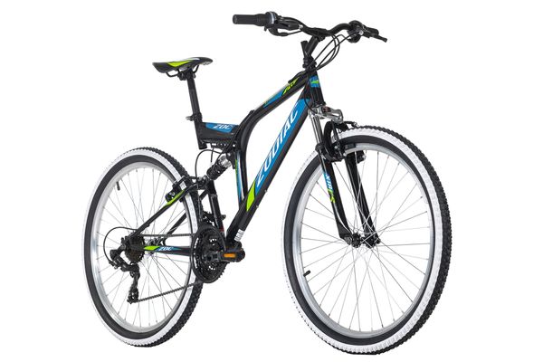 Mountainbike Fully 26'' Zodiac Schwarz-Grün RH 48 cm