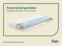 f.a.n. 7-Zonen-Tonnentaschenfederkern-Matratze 080x200 cm, H2