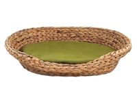 Tierbett-Wasserhyazinthe Samt oliv Gr.2