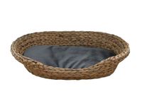 Tierbett-Wasserhyazinthe Samt grau Gr.2