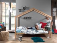 Dallas 3 Hausbett 90 x 200 cm Liegefläche, Natur