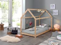 Hausbett Liegefläche 90 x 200 cm natur