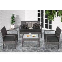 Polyrattan Patio Sweet Easy grau