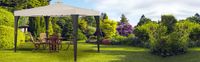 Pavillon Polyrattan 3 x 4 x 2,6m creme