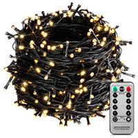 monzana® Lichterkette 400 LED mit Fernbedienung 40m warm weiß