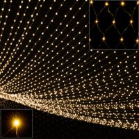Netzlichterkette 100 LED 120x120cm warmweiß