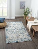 Teppich Eloise, 80cm x 150cm, Farbe Beige, rechteckig, Florhöhe 8mm