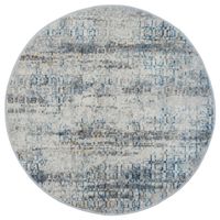 Teppich Fiona, 120cm x 120cm, Farbe Beige, rund, Florhöhe 8mm