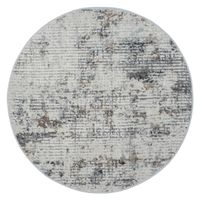 Teppich Ashley , 120cm x 120cm, Farbe Beige, rund, Florhöhe 8mm