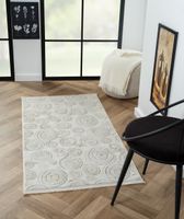 Teppich Layla , 80cm x 150cm, Farbe Beige, rechteckig, Florhöhe 10mm