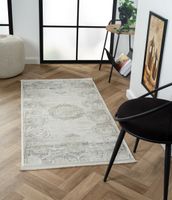Teppich Mabel, 80cm x 150cm, Farbe Beige, rechteckig, Florhöhe 10mm