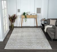 Teppich Evelyn , 200cm x 290cm, Farbe Beige, rechteckig, Florhöhe 10mm