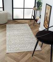 Teppich Evelyn , 80cm x 150cm, Farbe Beige, rechteckig, Florhöhe 10mm