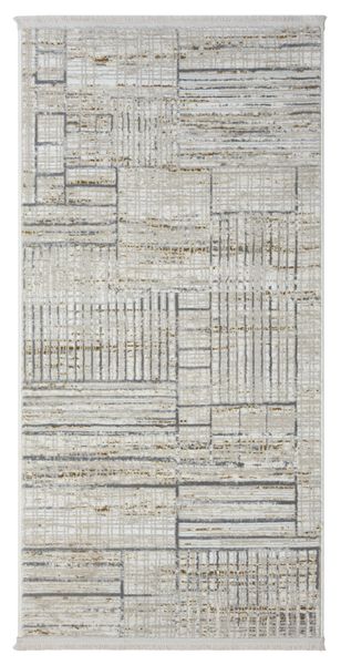 Teppich Riley  , 80cm x 150cm, Farbe Beige, rechteckig, Florhöhe 10mm