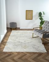 Teppich Leona, 160cm x 230cm, Farbe Beige, rechteckig, Florhöhe 10mm