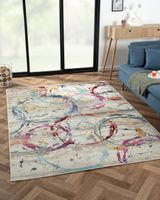 Teppich Alice, 170cm x 240cm, Farbe Beige, rechteckig, Florhöhe 2mm
