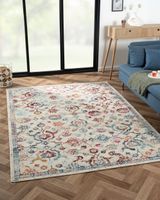 Teppich Bonnie, 170cm x 240cm, Farbe Blau, rechteckig, Florhöhe 2mm