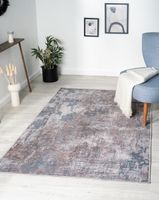 Teppich Olivia, 120cm x 180cm, Farbe grau/blau/braun Mix, rechteckig