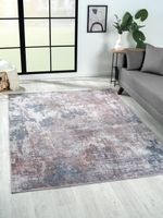 Teppich Olivia, 160cm x 230cm, Farbe grau/blau/braun Mix, rechteckig