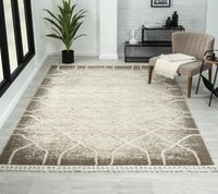 Teppich Maya, 200cm x 290cm, Farbe Weiß, rechteckig, Florhöhe 15mm