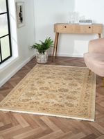 Teppich Lucy, 140cm x 200cm, Farbe Beige, rechteckig, Florhöhe 7,5mm