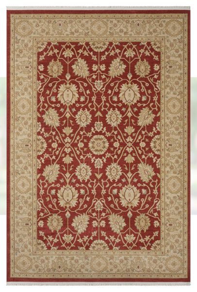 Teppich Rose, 200cm x 290cm, Farbe Weinrot, rechteckig, Florhöhe 7,5mm