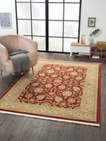 Teppich Rose, 160cm x 230cm, Farbe Weinrot, rechteckig, Florhöhe 7,5mm