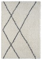 Teppich Laure , 160cm x 230cm, Farbe Weiß, rechteckig, Florhöhe 37mm