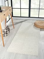 Teppich Elodie, 80cm x 200cm, Farbe Weiß, rechteckig, Florhöhe 37mm