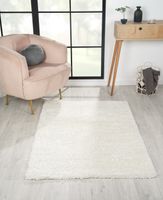 Teppich Elodie, 100cm x 150cm, Farbe Weiß, rechteckig, Florhöhe 37mm