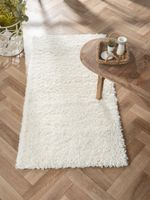 Teppich Elodie, 70cm x 140cm, Farbe Weiß, rechteckig, Florhöhe 37mm