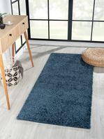 Teppich Elodie, 80cm x 200cm, Farbe Dunkelblau, rechteckig, Florhöhe 37mm