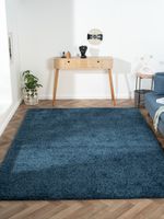 Teppich Elodie, 200cm x 290cm, Farbe Dunkelblau, rechteckig, Florhöhe 37mm