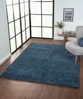 Teppich Elodie, 160cm x 230cm, Farbe Dunkelblau, rechteckig, Florhöhe 37mm