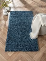Teppich Elodie, 70cm x 140cm, Farbe Dunkelblau, rechteckig, Florhöhe 37mm