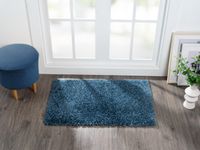 Teppich Elodie, 60cm x 90cm, Farbe Dunkelblau, rechteckig, Florhöhe 37mm