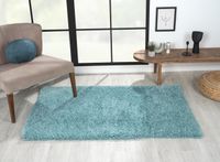 Teppich Elodie, 100cm x 150cm, Farbe Hellblau, rechteckig, Florhöhe 37mm