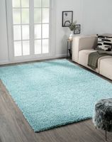 Teppich Elodie, 200cm x 290cm, Farbe Hellblau, rechteckig, Florhöhe 37mm