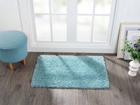 Teppich Elodie, 60cm x 90cm, Farbe Hellblau, rechteckig, Florhöhe 37mm