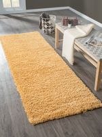 Teppich Elodie, 80cm x 250cm, Farbe Goldfarben, rechteckig, Florhöhe 37mm