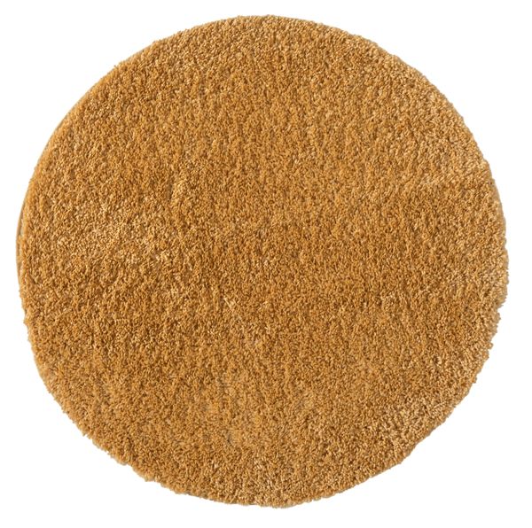 Teppich Elodie, 120cm x 120cm, Farbe Goldfarben, rund, Florhöhe 37mm
