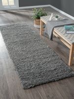 Teppich Elodie, 80cm x 250cm, Farbe Grau, rechteckig, Florhöhe 37mm