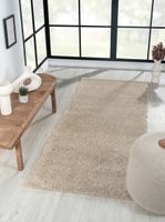 Teppich Elodie, 80cm x 200cm, Farbe Beige, rechteckig, Florhöhe 37mm