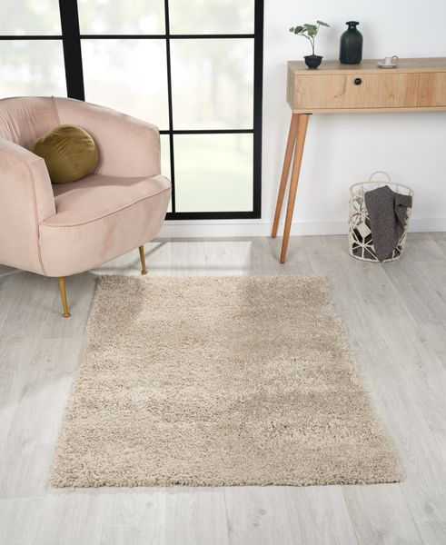 Teppich Elodie, 100cm x 150cm, Farbe Beige, rechteckig, Florhöhe 37mm