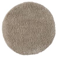 Teppich Elodie, 120cm x 120cm, Farbe Beige, rund, Florhöhe 37mm