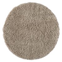 Teppich Elodie, 100cm x 100cm, Farbe Beige, rund, Florhöhe 37mm