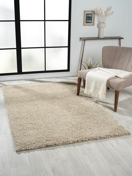 Teppich Elodie, 120cm x 180cm, Farbe Beige, rechteckig, Florhöhe 37mm