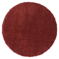 Teppich Elodie, 150cm x 150cm, Farbe Weinrot, rund, Florhöhe 37mm